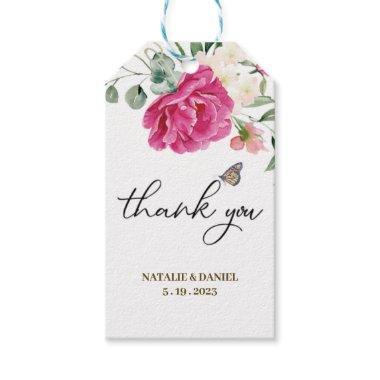 Georgeus Watercolor Handmade Floral Bouquet Gift T Gift Tags