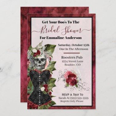 Get Your Boo's To The Bridal Shower Invitations