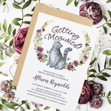 Getting Meowied Bridal Shower Invitations