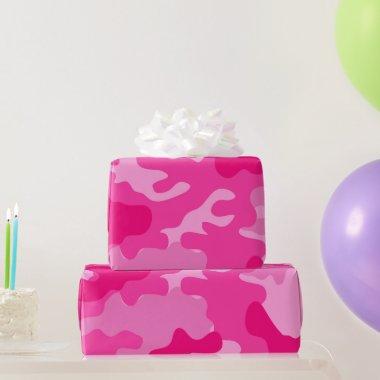 GI JANE Military Pink Camouflage Party Wrapping Paper