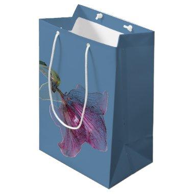 Gift Bag Flower Design Medium Matte