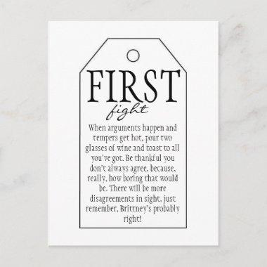 Gift Tag for Wine Bottle - First Fight PostInvitations