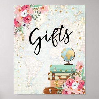 Gifts Sign Guests Travel Shower Miss to Mrs