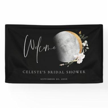 Gilded Moon Wildflower Welcome Party Banner