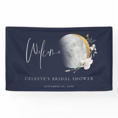Gilded Moon Wildflower Welcome Party Banner
