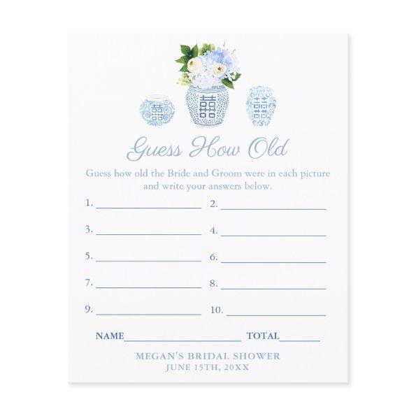 Ginger Jar Blue And White  Game