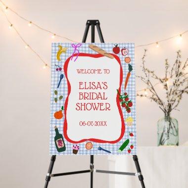 Gingham Picnic Modern Cute CUSTOM  Foam Board