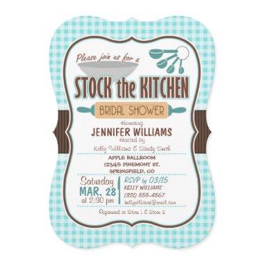 Gingham Stock the Kitchen
