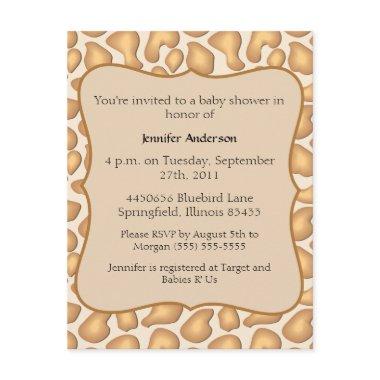 Giraffe Baby Shower