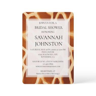 Giraffe Safari Animal Print