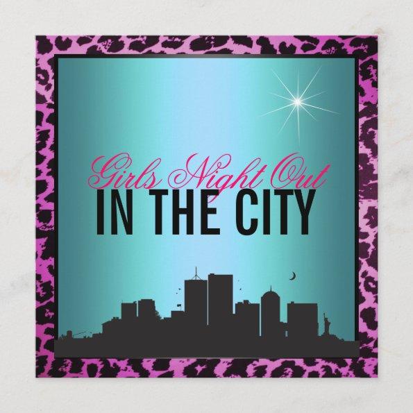 Girls night out in the city Invitations