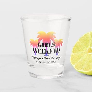 Girls night out weekend drinking party shot glass