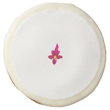 Girly Design, Light Gold, Purplish Red Sugar Cookie