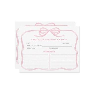 Girly Pastel Pink Bow  Recipe