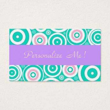 Girly Pastel Purple Modern Mint Trendy Wedding Fun