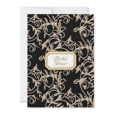 Glam Old Hollywood Regency Black