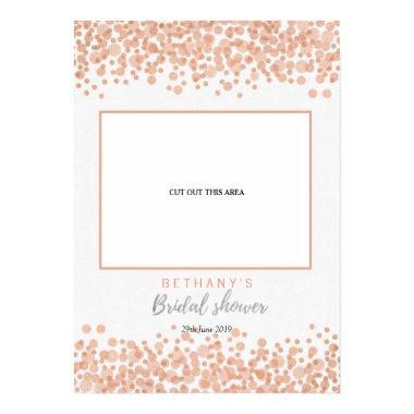 Glam Pink Bubbles  Cut Photo Booth Poster