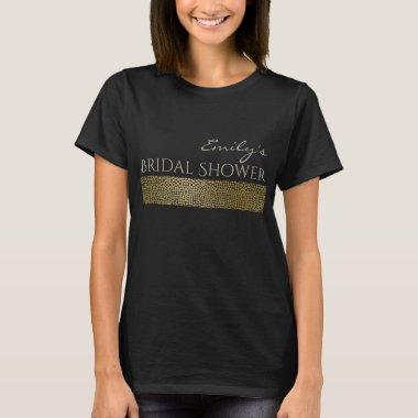 GLAMOROUS GOLD BACK MOSAIC  MONOGRAM T-Shirt
