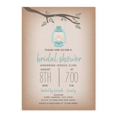 Glamping Bridal Shower - Blue Lantern Invitations