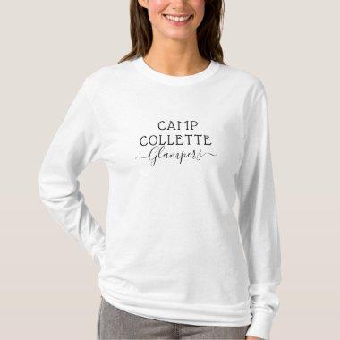 Glamping Camp Name T-Shirt