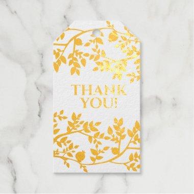 Glimmer Shine Thank You Branches & Birds Papercut Foil Gift Tags