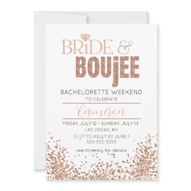 Glitzy Rose Gold I Bachelorette Weekend