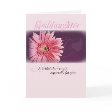 Goddaughter, Bridal Shower Pink Daisy Invitations