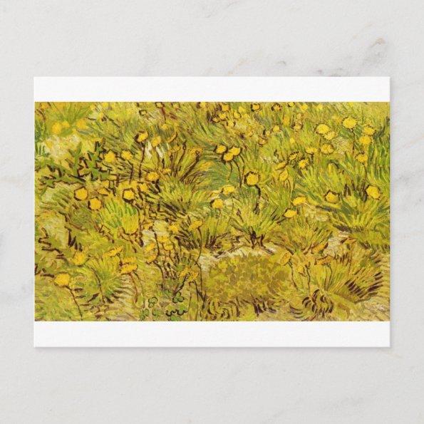 Gogh Yellow Blossoms Whimsical Wedding Personalize PostInvitations