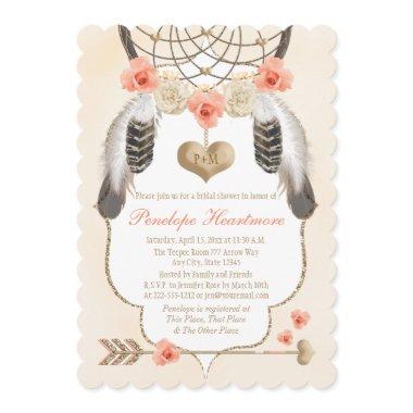 Gold and Blush Dreamcatcher Boho