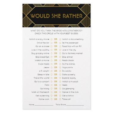 Gold & Black Art Deco Vintage  Game
