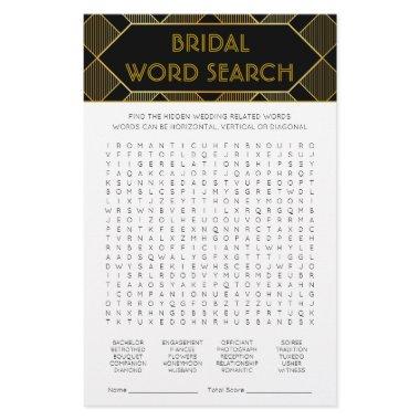 Gold & Black Art Deco Vintage  Game
