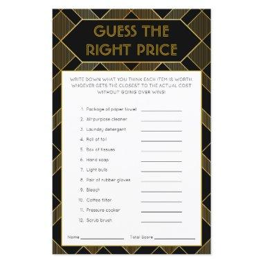 Gold & Black Art Deco Vintage  Game
