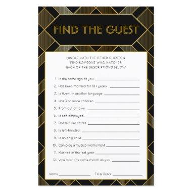 Gold & Black Art Deco Vintage  Game