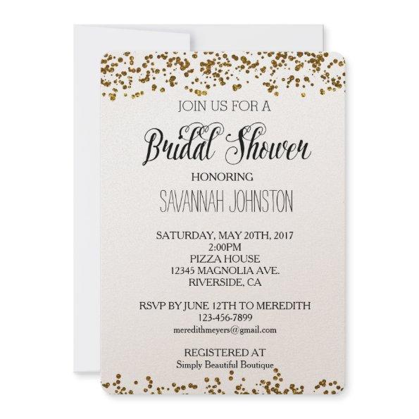 Gold Bling Glitter Confetti
