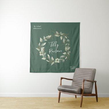 Gold Botanical Succulent  Backdrop