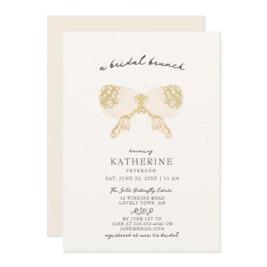 Gold Butterfly Blush Pink Modern