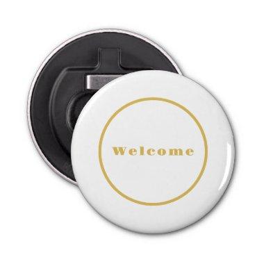 Gold Color Welcome Party Minimalist Professional Bottle Opener