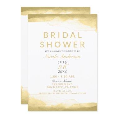 Gold Dijon Mustard Watercolor Modern