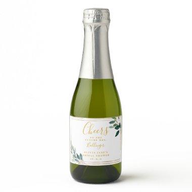 Gold Eucalyptus  Sparkling Wine Label