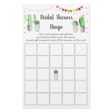 Gold Fiesta Cactus  Bingo Game