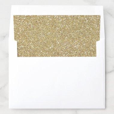 Gold Glitters Sparkle Most Popular Envelope Liner