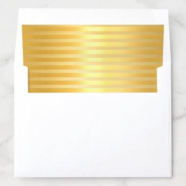 Gold Lights Modern Elegant Glamorous Template Envelope Liner
