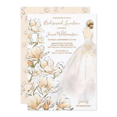 Gold Magnolia Bridesmaid Luncheon