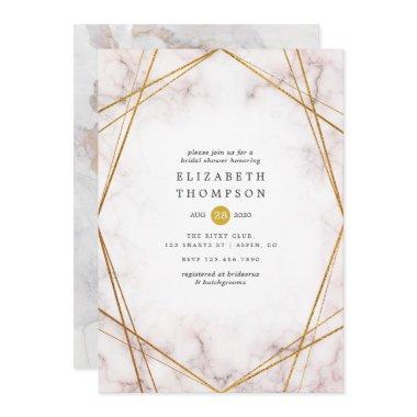 Gold Marble Geometric