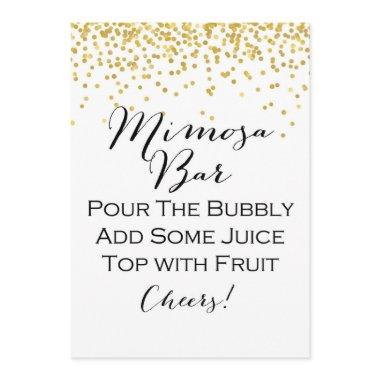 Gold Mimosa Bar Sign " Size