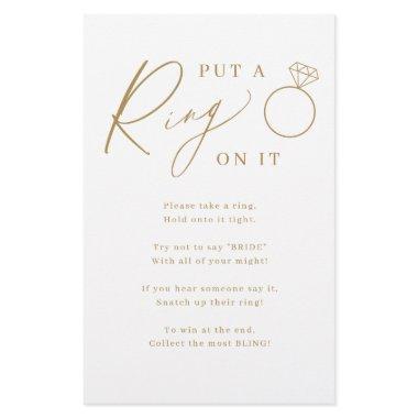 Gold minimal put a ring on it  game