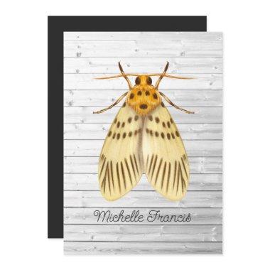 Gold Moths Invitations