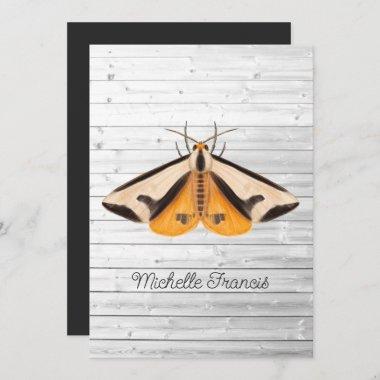 Gold Moths Invitations