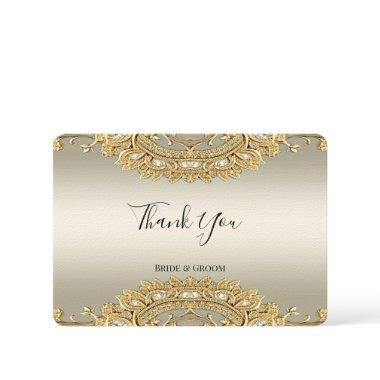 Gold Ornate Thank You