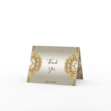 Gold Ornate Thank You